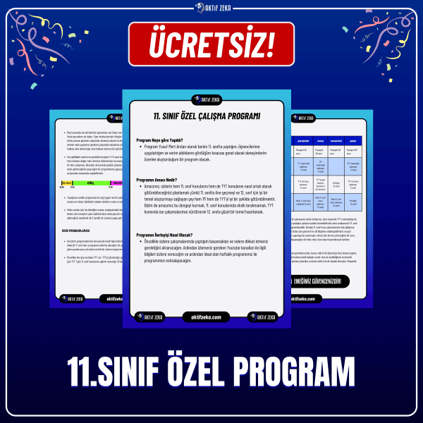 11. Sınıf Ücretsiz Kamp